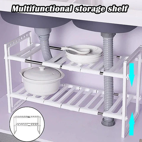 Rack Organizador De Fregadero Expandible