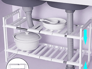 Rack Organizador De Fregadero Expandible