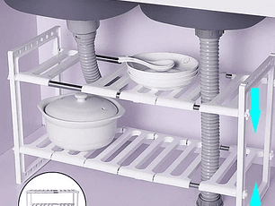 Rack Organizador De Fregadero Expandible