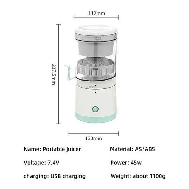 Exprimidor De Naranja automático Recargable Portátil 4