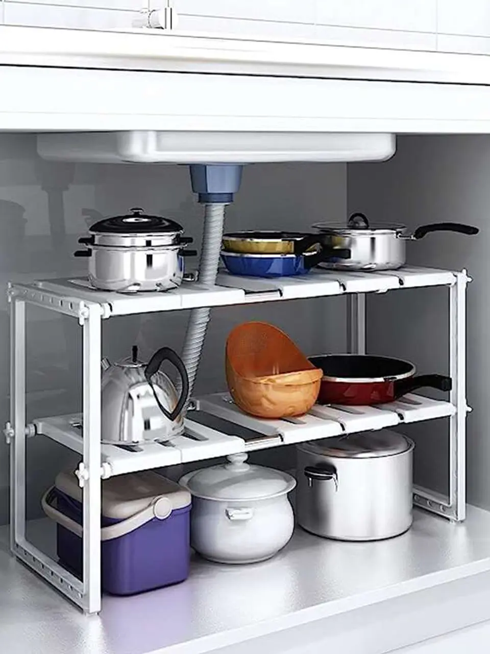 Rack Organizador De Fregadero Expandible 3