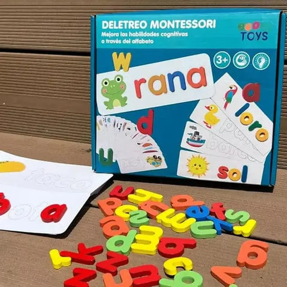 Juego de montesori ranita palabras 1