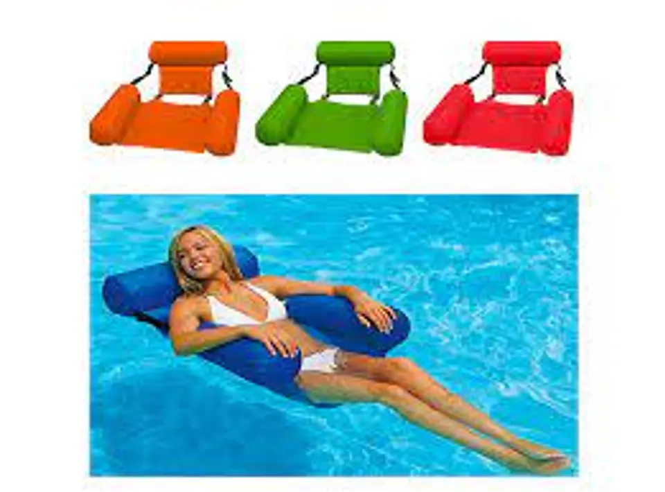 Flotador Silla Cama Inflable Para Piscina 2