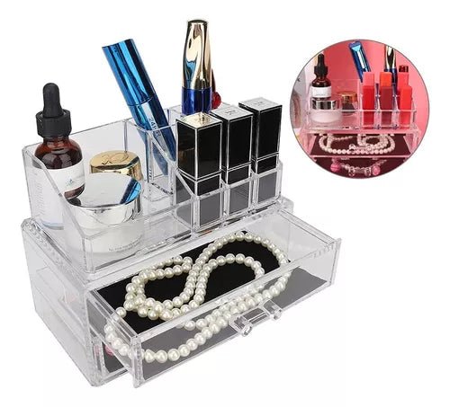 Organizador de Maquillaje Cosmetiquero Joyero Acrilico 3