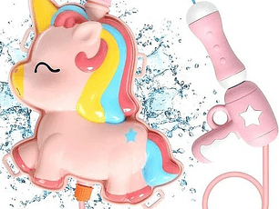 Mochila lanza agua unicornio