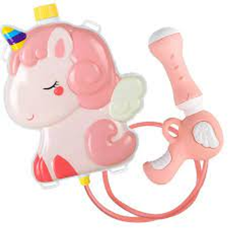 Mochila lanza agua unicornio 2