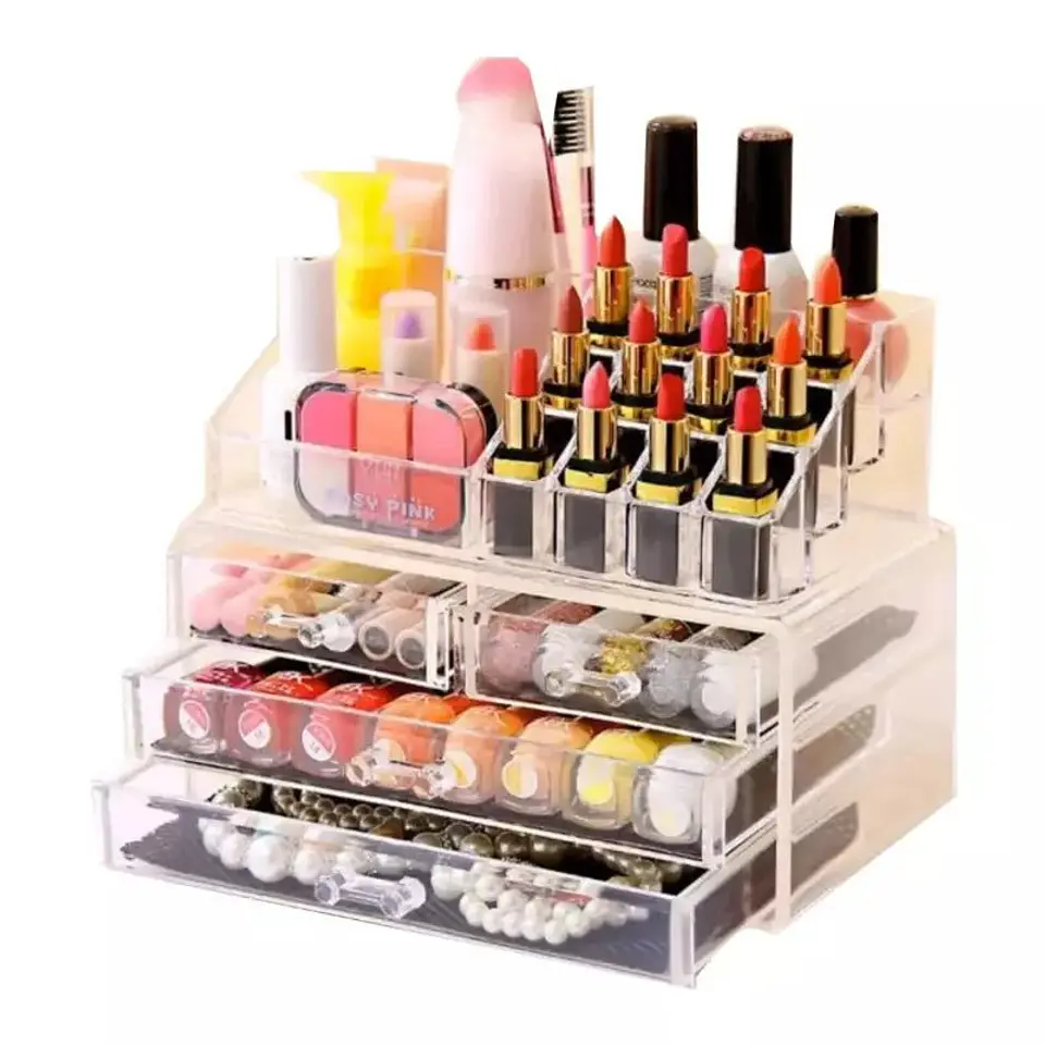 Organizador de Maquillaje Cosmetiquero Joyero Acrilico 4