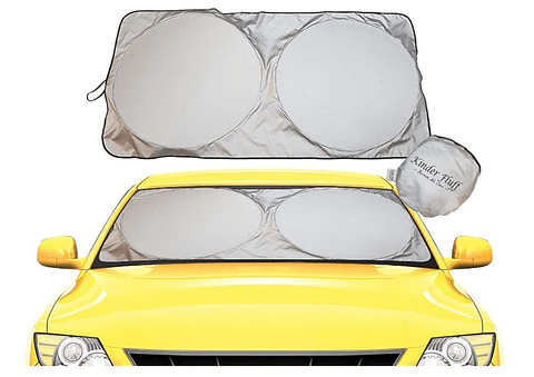 Parasol redondo para auto anticalor