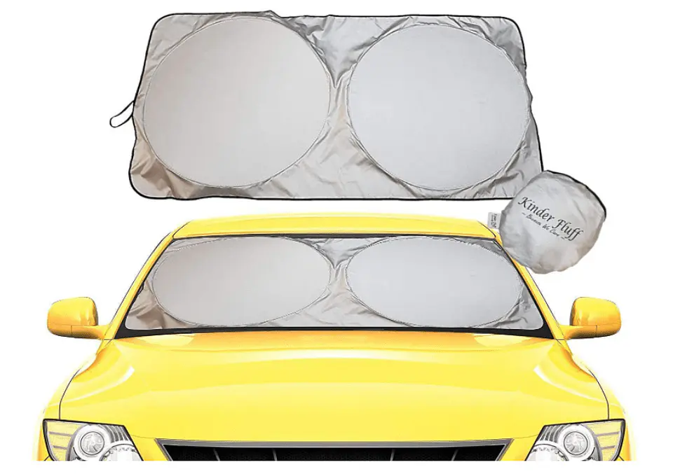 Parasol redondo para auto anticalor 1