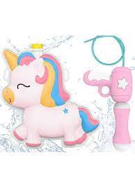 Mochila lanza agua unicornio 4