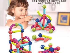 Juguete magnetico 64pcs