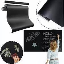 Pizarra Negra Adhesiva Tablero 200x60cm + Tizas 3