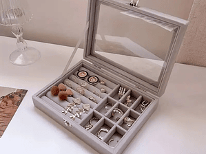 Maletín Joyero Organizador De Joyas Anillos