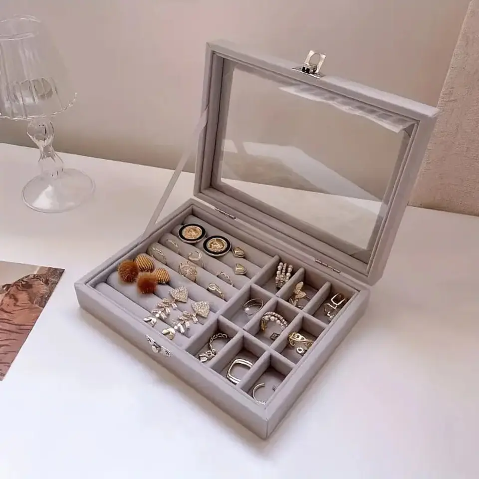 Maletín Joyero Organizador De Joyas Anillos 1
