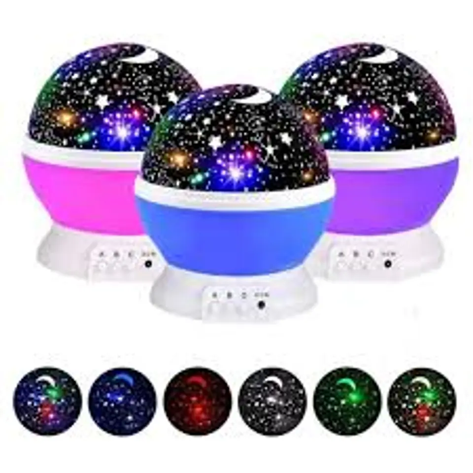 Espantacuco Proyector De Estrellas Luces Nocturnas 3