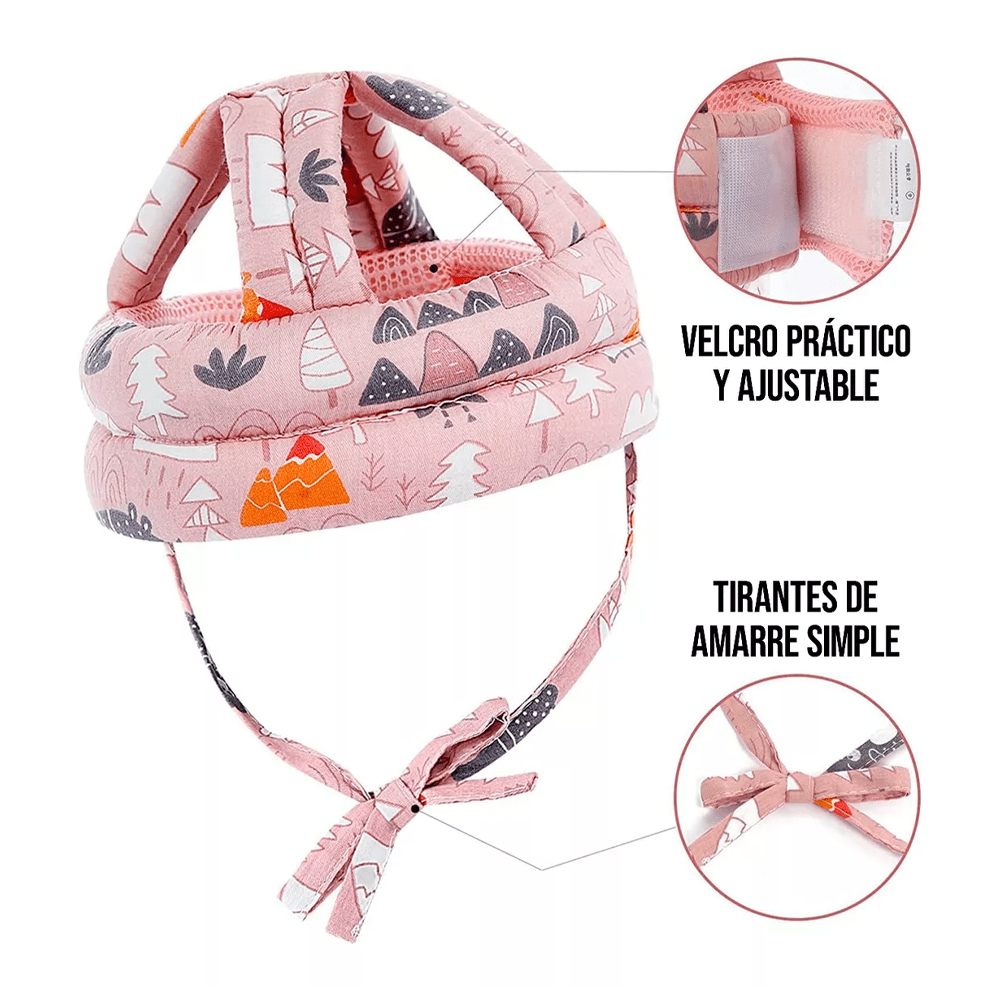 Casco Gorro Anti Golpes Para Bebé 3