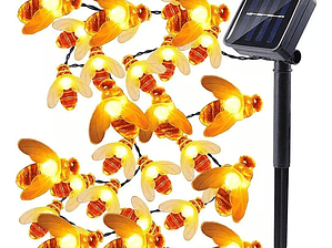 Guirnalda solar diseño abeja 5metros