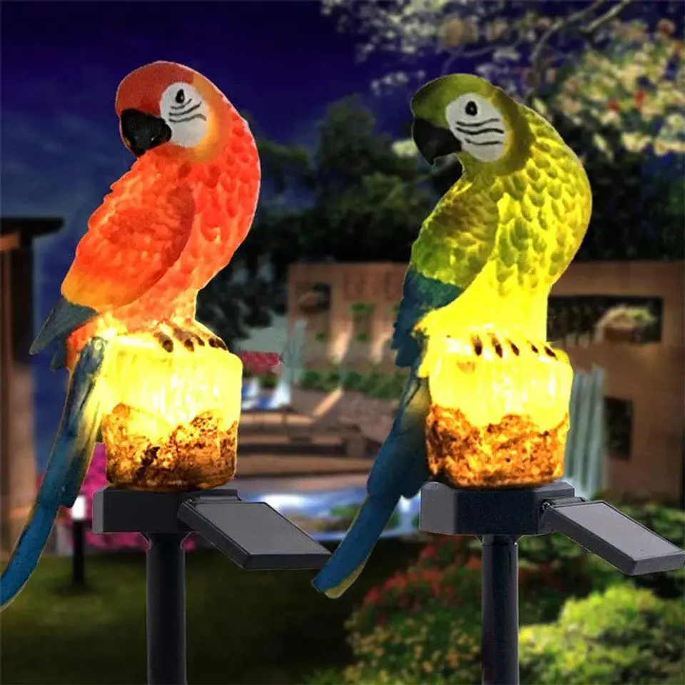 Estaca Solar diseño loro 1