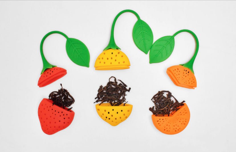 Infusor de Té Diseño de Frutillas limón y naranja 1