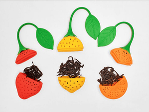 Infusor de Té Diseño de Frutillas limón y naranja