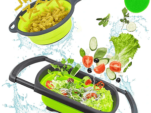 Colador Retráctil rectangular de silicona