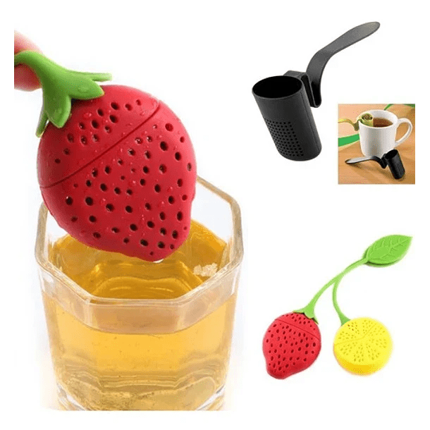 Infusor de Té Diseño de Frutillas limón y naranja 2