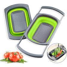 Colador Retráctil rectangular de silicona 2