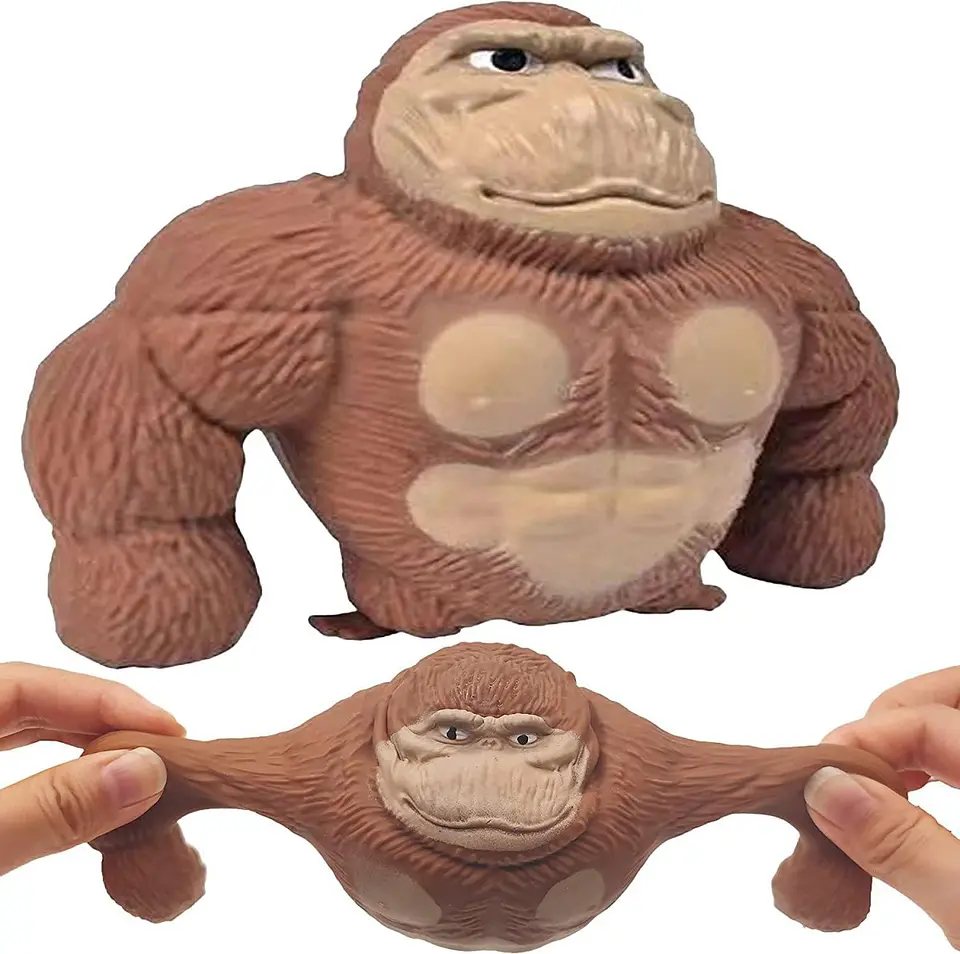 Gorila Antiestres Elástico Sensorial Mono Tiktok 10cm 1