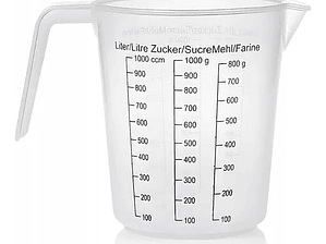 Jarro Medidor Plástico 1 Litro