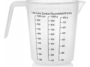 Jarro Medidor Plástico 1 Litro