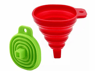 Embudo De Silicona Plegable