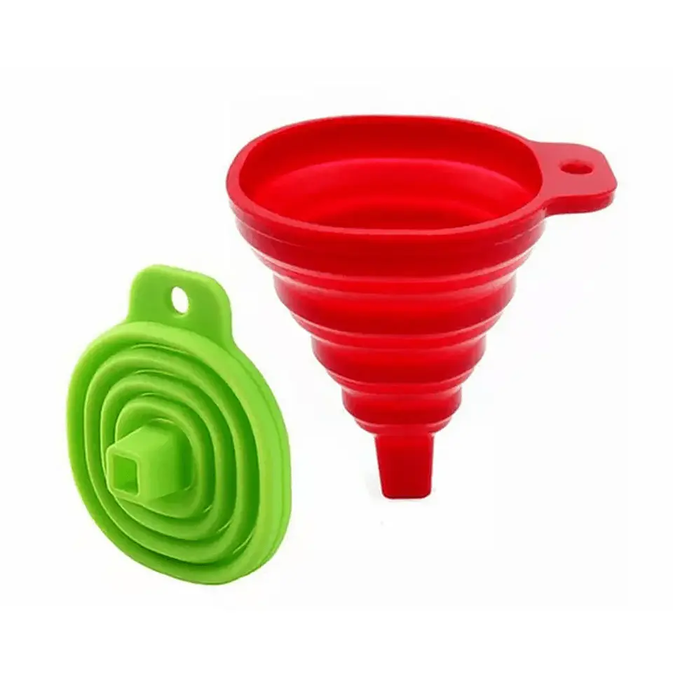 Embudo De Silicona Plegable 2