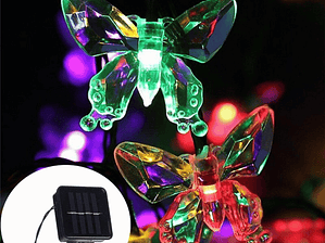 Luz solar guirnalda Mariposa