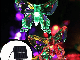 Luz solar guirnalda Mariposa