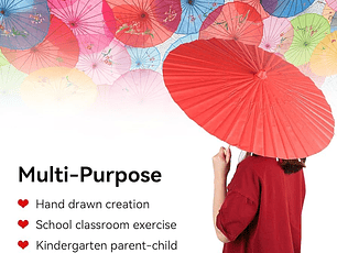 Sombrilla Papel modelo simple