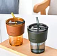 Taza Mug De Vidrio Con Tapa Hermética 400 Ml - Miniatura 2