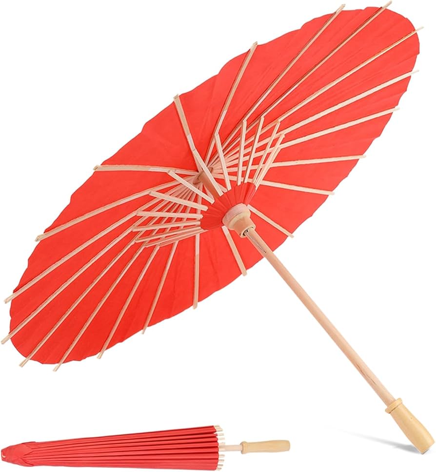 Sombrilla Papel modelo simple 3