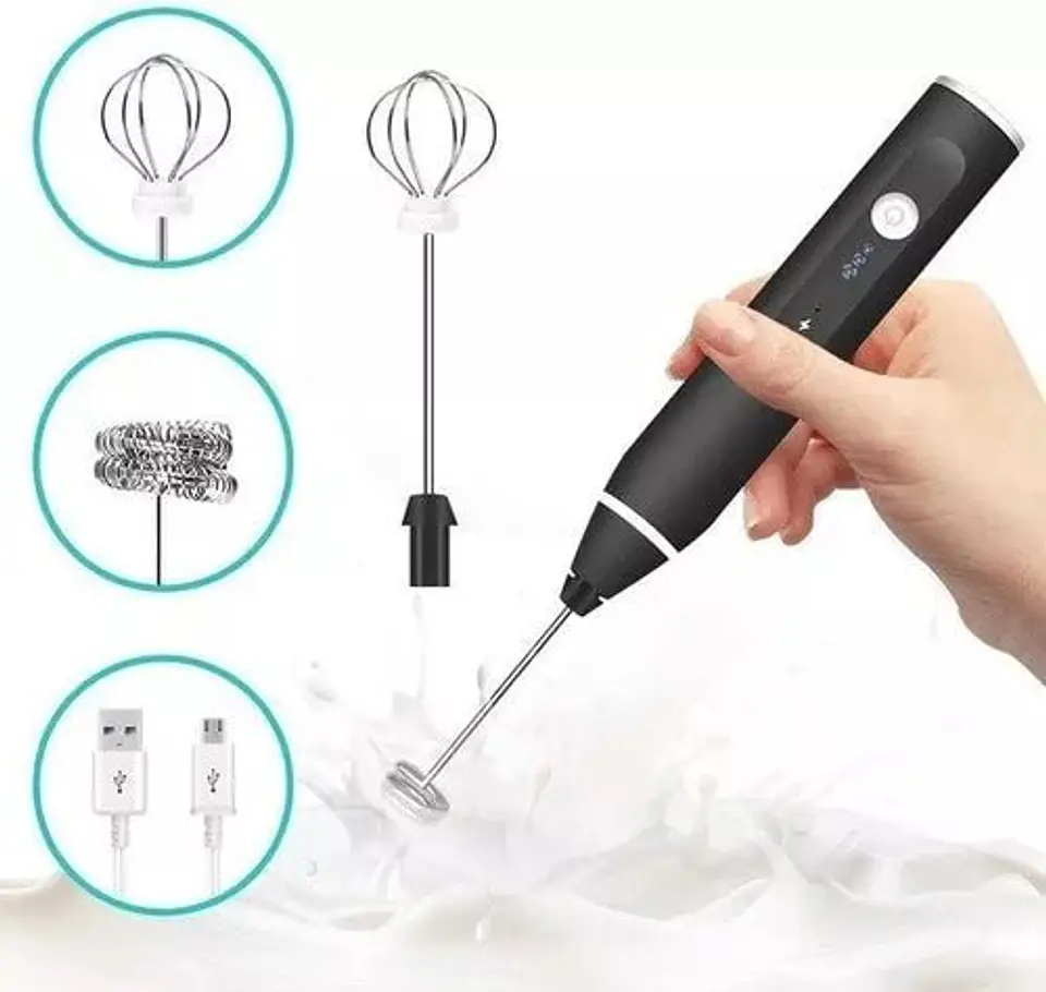 MINI BATIDOR DE CAFÉ RECARGABLE USB 2