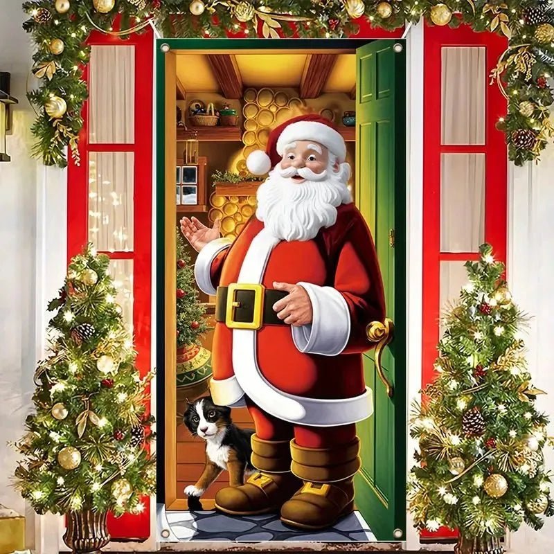 Fundas Navideñas para puertas 1