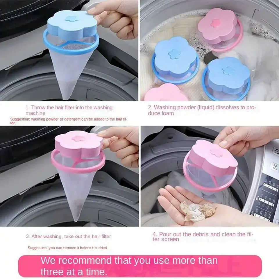 Piezas Filtros de Pelo para Lavadora 3