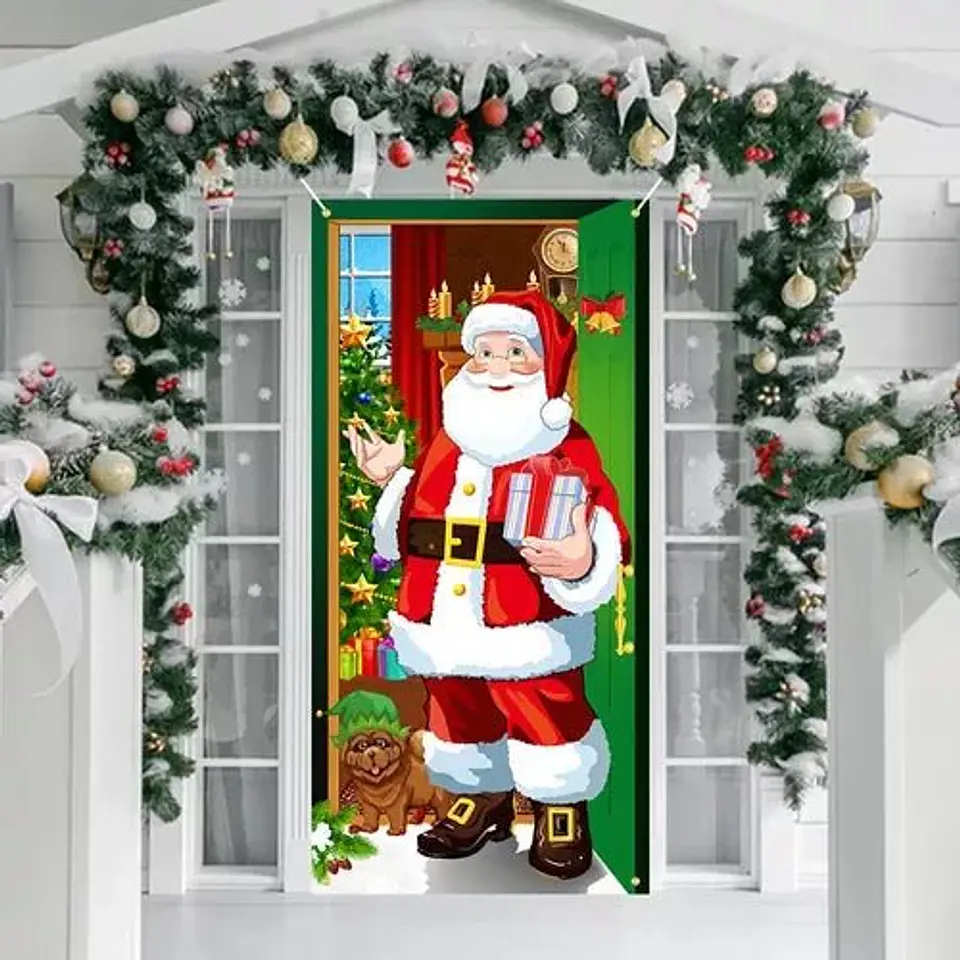 Fundas Navideñas para puertas 2
