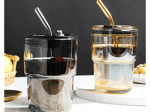 Taza de vidrio para té