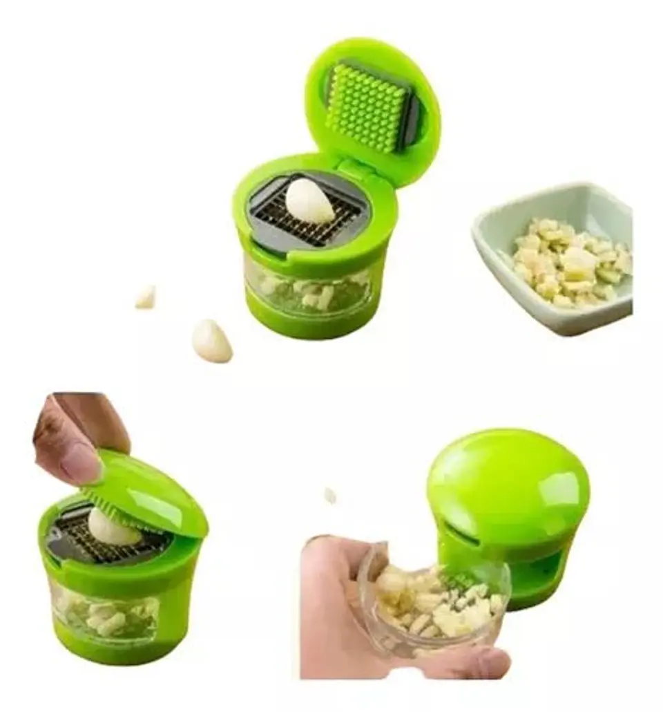 Cortador De Ajo Fácil Uso Cocina 3