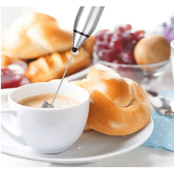 Mini Batidor Café Espuma Huevo Leche Portátil Eléctrico 2