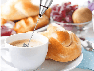 Mini Batidor Café Espuma Huevo Leche Portátil Eléctrico