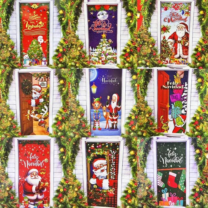 Fundas Navideñas para puertas 3