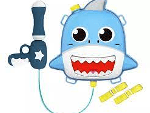 Mochila lanza agua tiburon