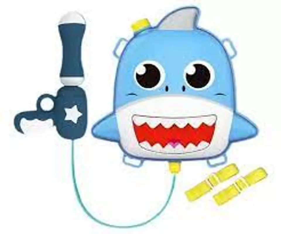 Mochila lanza agua tiburon 1