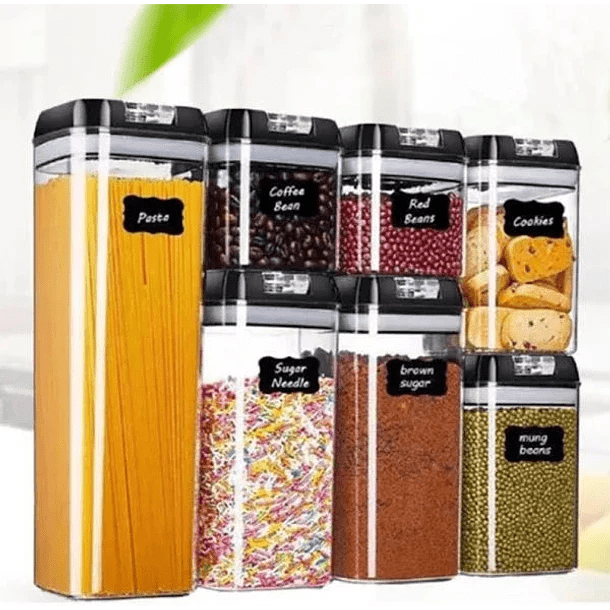 Set 7 Contenedores Herméticos de Cocina 1