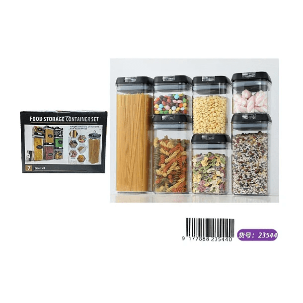 Set 7 Contenedores Herméticos de Cocina 2
